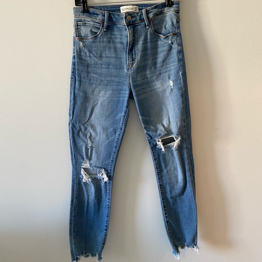ABERCROMBIE- ankle jeans - high rise jeans - Size 28
